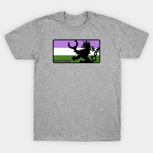 An Tir Pride - Genderqueer - Oblong T-Shirt